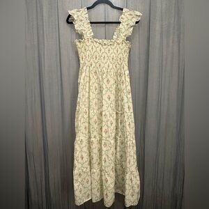 Hill House Home Ellie Nap Dress - Pastel Trellis - M